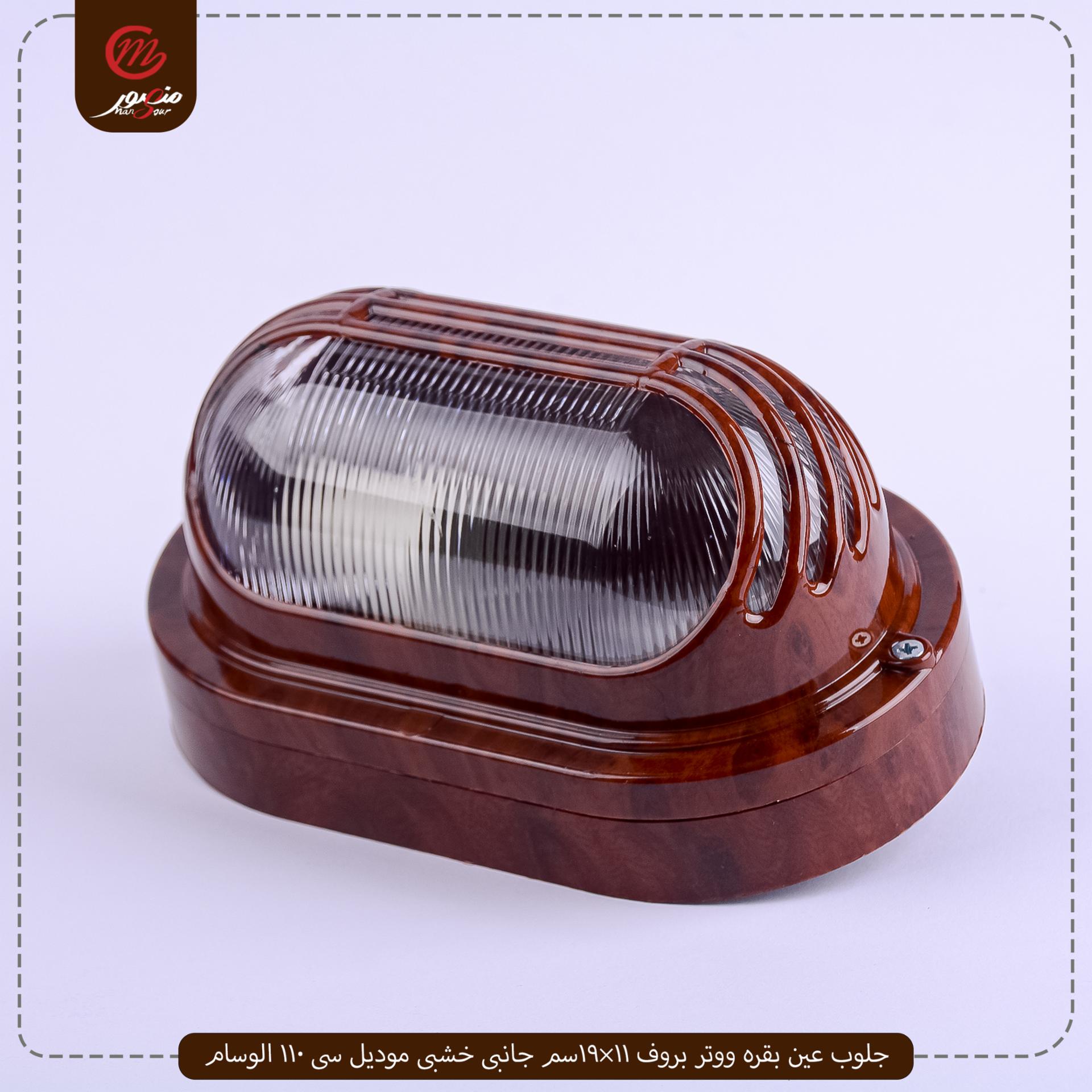 صورة المنتج جلوب عين بقره ووتر بروف 11×19سم جانبى خشبى موديل سى 110 الوسام