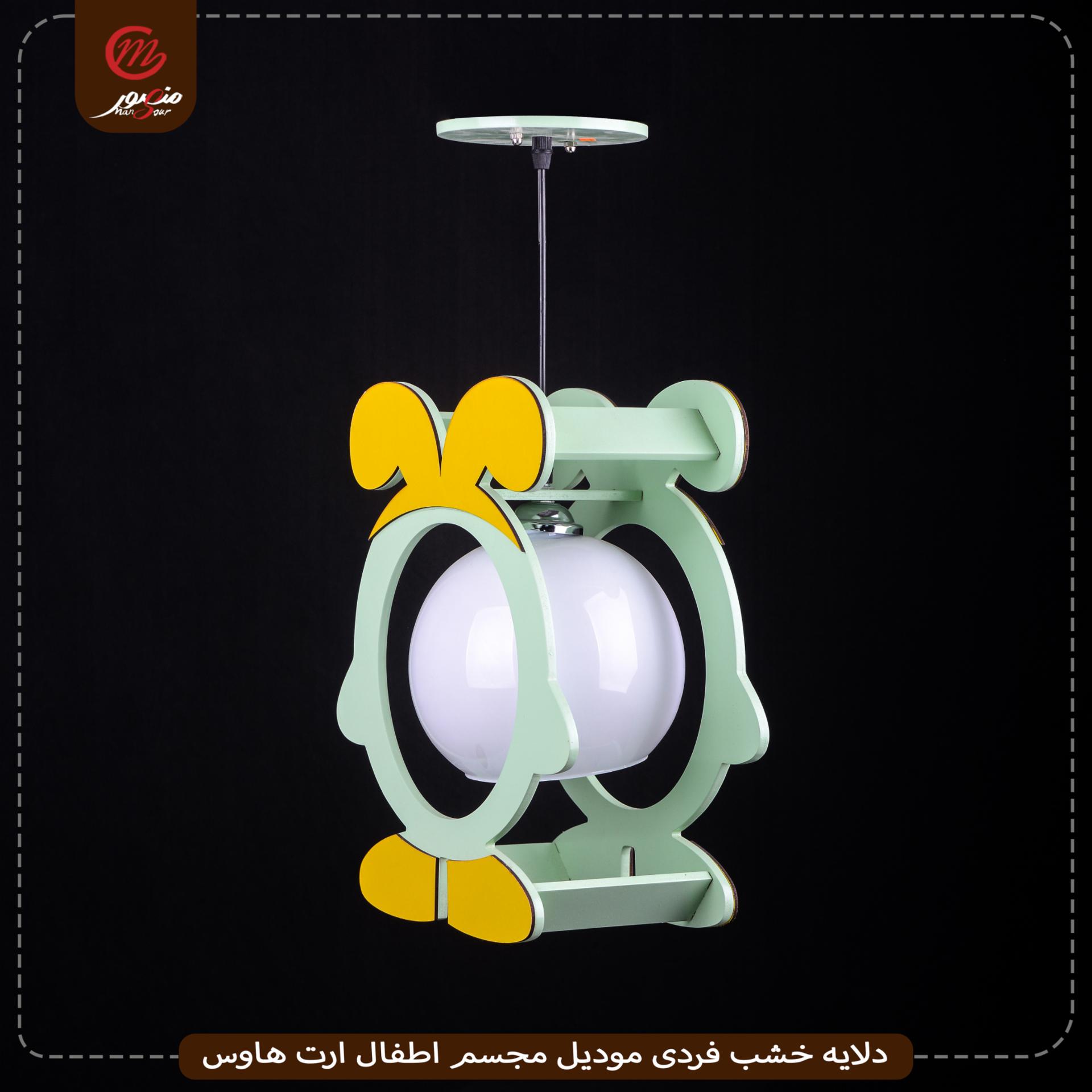 صورة المنتج دلايه خشب فردى موديل مجسم اطفال ارت هاوس