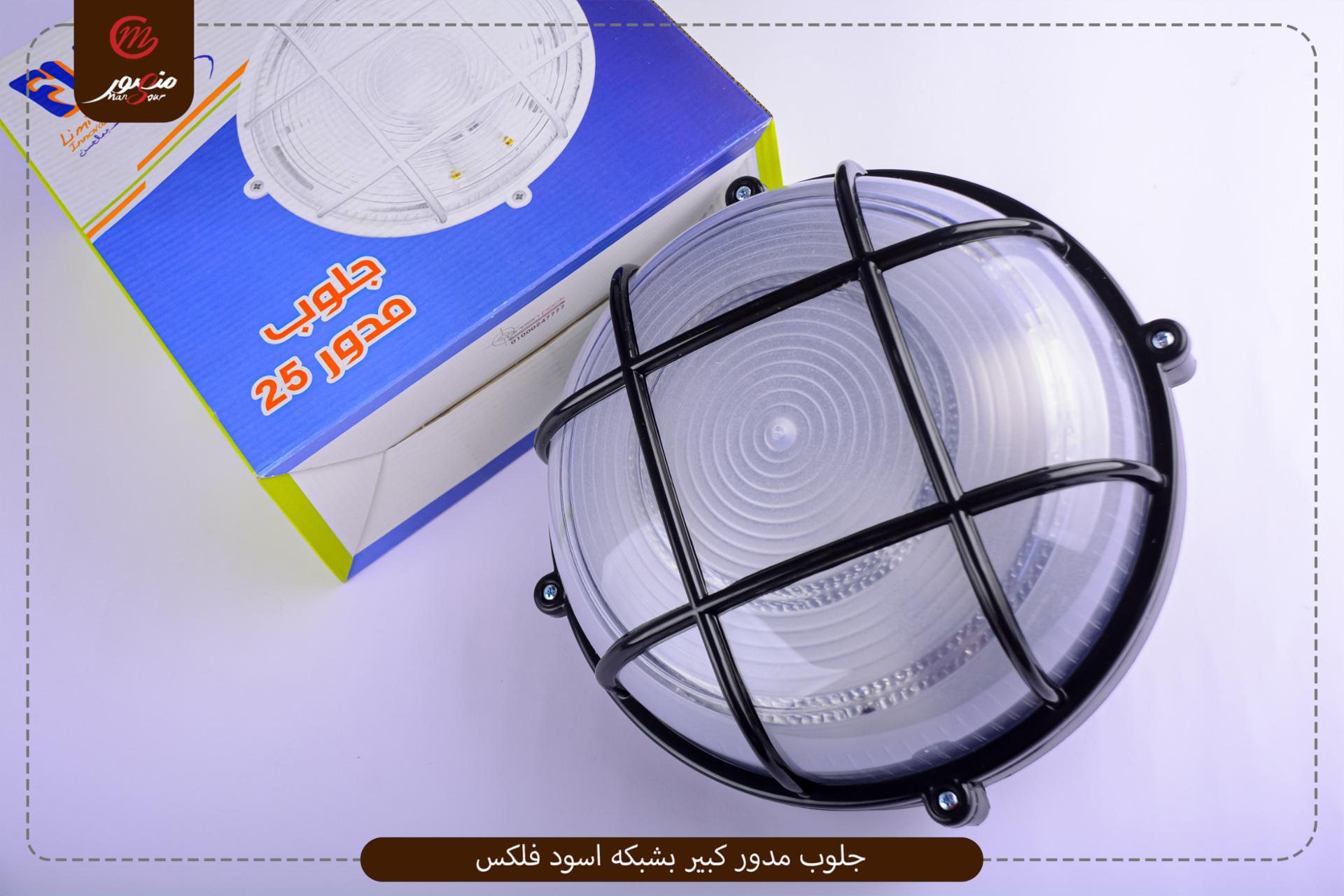جلوب مدور كبير بشبكه اسود فلكس – الصورة 2
