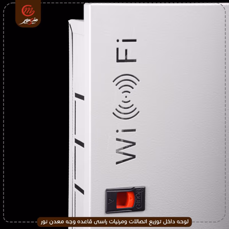 صورة المنتج لوحه داخل توزيع اتصالات ومرئيات راسى قاعده وجه معدن نور