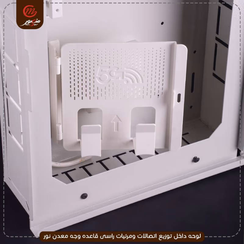 صورة المنتج لوحه داخل توزيع اتصالات ومرئيات راسى قاعده وجه معدن نور
