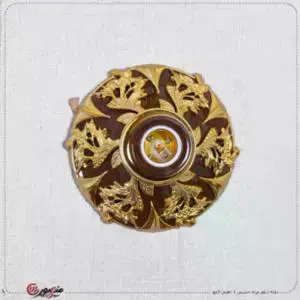 صورة دوايه-ديكور-ورده-خشبى-×-ذهبى-لامع-فيونا
