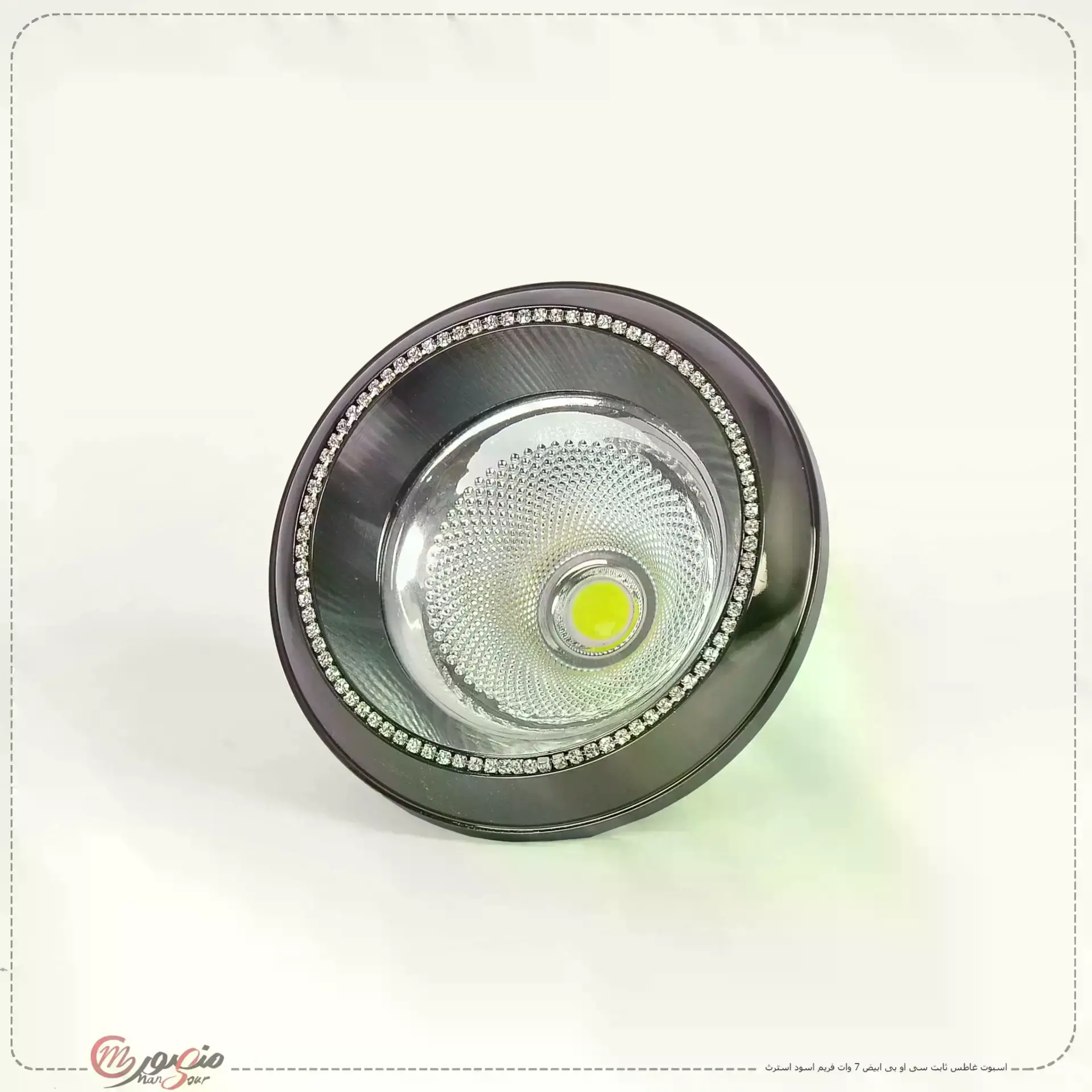 اسبوت غاطس ثابت سى او بى وورم عين الكتكوت 3 وات فريم ذهبى سمارت – الصورة 2