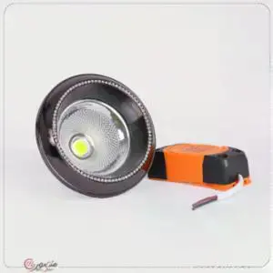صورة اسبوت-غاطس-ثابت-سى-او-بى-وورم-عين-الكتكوت-3-وات-فريم-ذهبى-سمارت