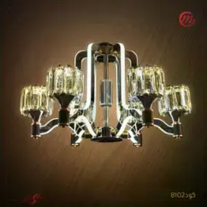 صورة نجفه-مودرن-ليد-6-دراع-شابوه-كريستال-موديل-رقم-8102--6