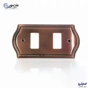 وش معدن حمصى نحاسى 2 فتحه صينى عبوه 200 (10×20)0