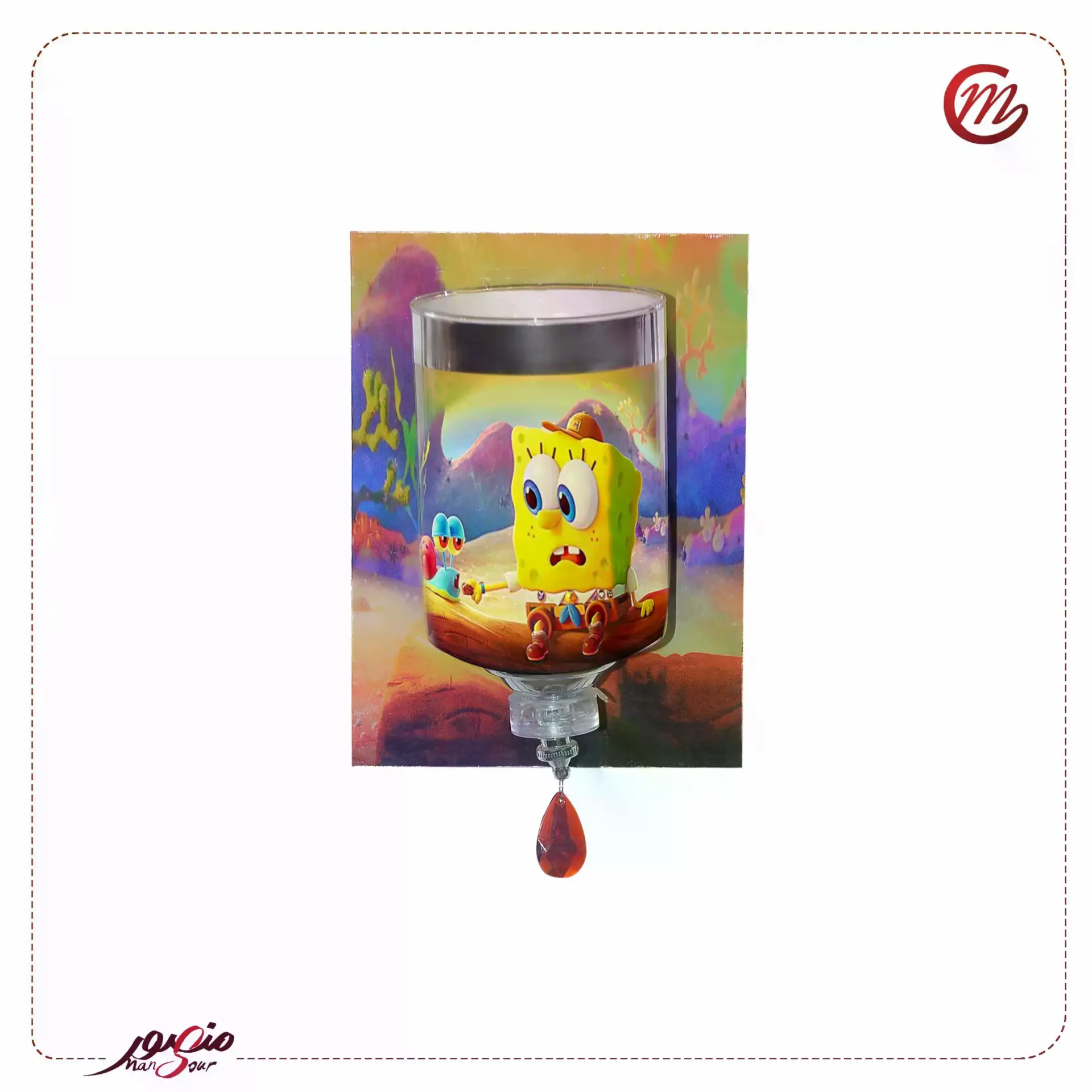 ابليك قاعده زجاج شابوه زجاج رسومات اطفال ديكورا لايت عبوه 12 – الصورة 2